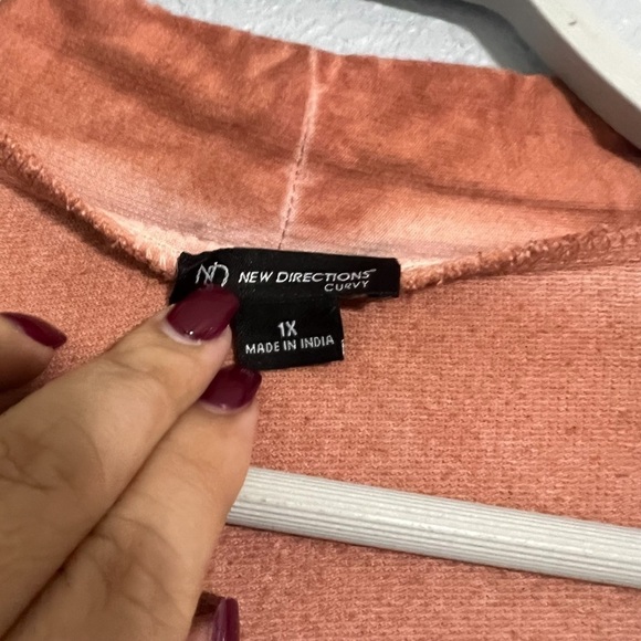 New Direction cardigan 1x burned orange - Picture 5 of 6